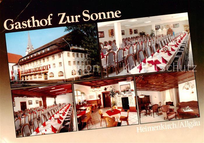 Heimenkirch Gasthof Zur Sonne Gastraeume Speisesaal