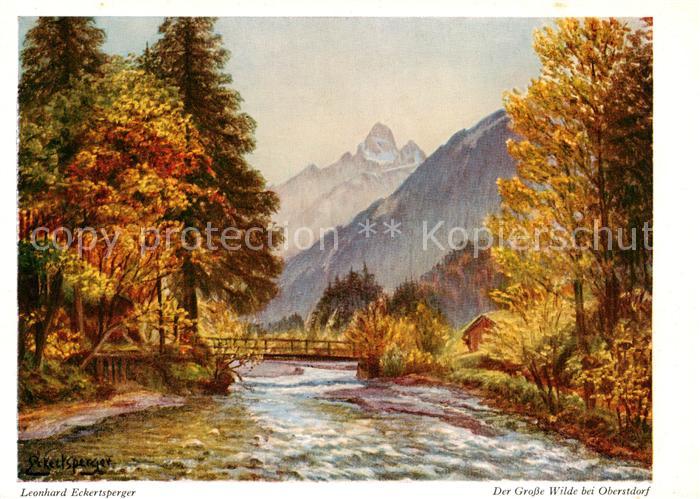 Oberstdorf Der Grosse Wilde Kuenstlerkarte
