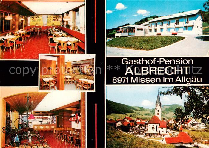 Missen Oberallgaeu Gasthof Pension Albrecht Gastraeume Kirche
