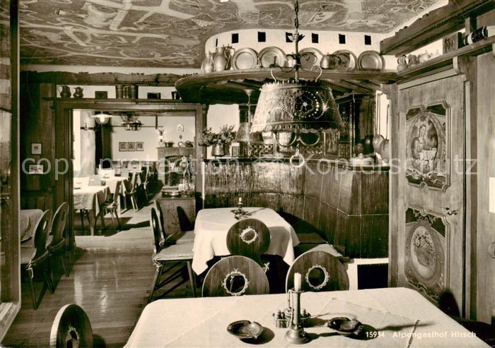 Hindelang Alpengasthof Hirsch Gaststube