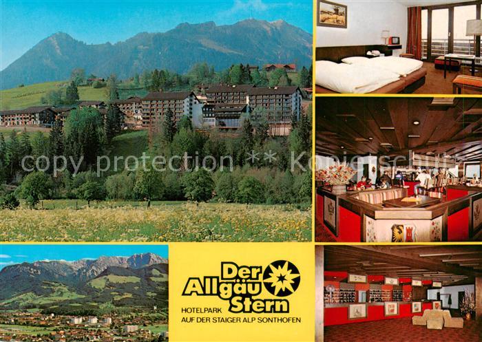 Sonthofen  Oberallgaeu Der Allgaeu Stern Panorama Zimmer Gastraeume
