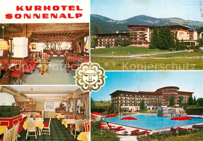 Sonthofen  Oberallgaeu Kurhotel Sonnenalp Gastraeume Schwimmbad