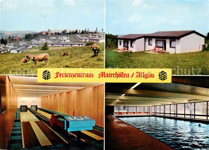 Maierhoefen Allgaeu Ferienzentrum Maierhoefen Kegelbahn Hallenbad