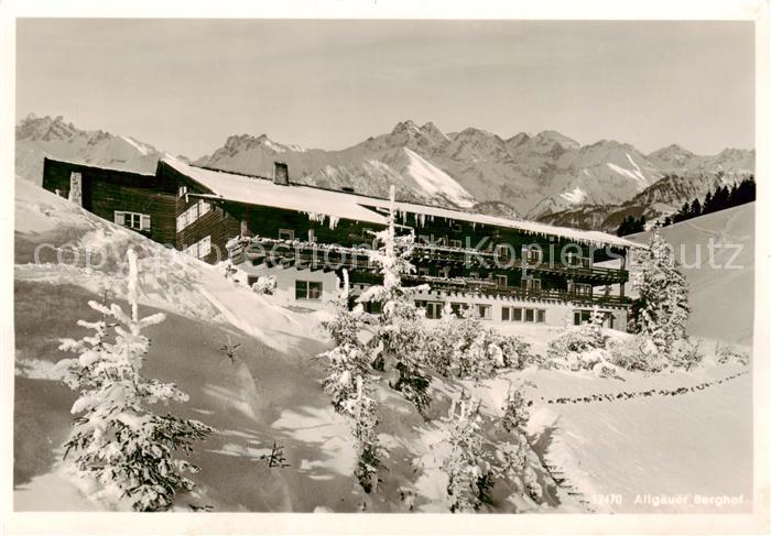 Sonthofen  Oberallgaeu Allgaeuer Berghof mit Alpe Eck