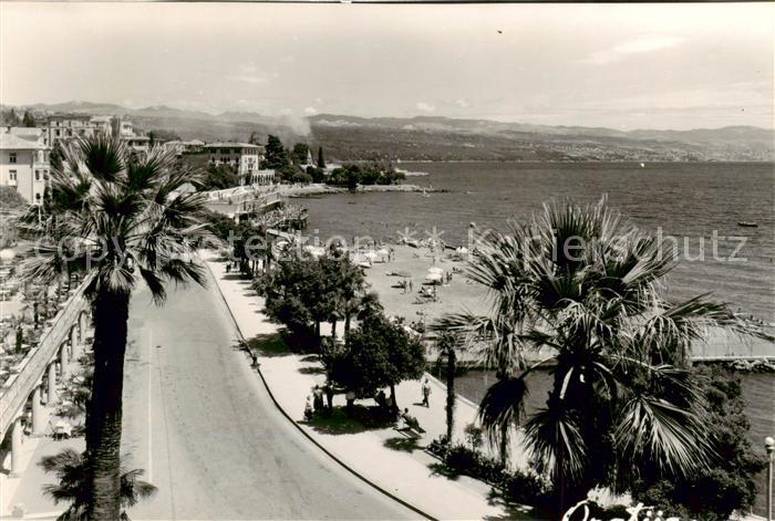 Opatija Abbazia Promenade Strand