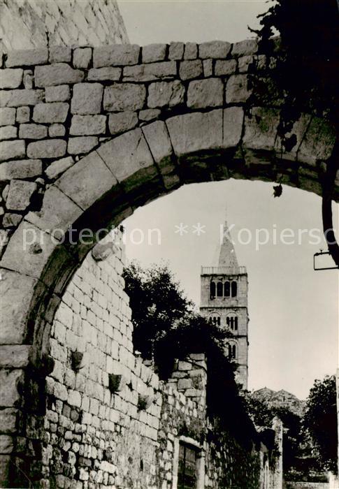 Rab Croatia Torblick zum Kirchturm