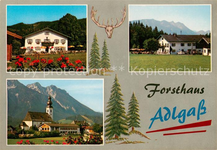 Inzell Traunstein Bayern Forsthaus Adigass Kirche