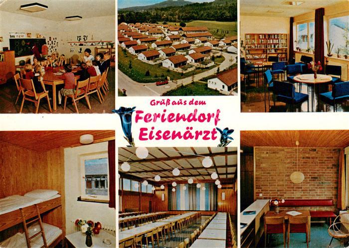 Eisenaerzt Feriendorf Fruehstuecksraum Speisesaal Schlafsaal 
Fliegeraufnahme