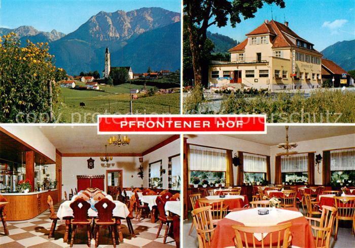 Steinach Pfronten Hotel Restaurant Pfrontner Hof Gastraeume Panorama