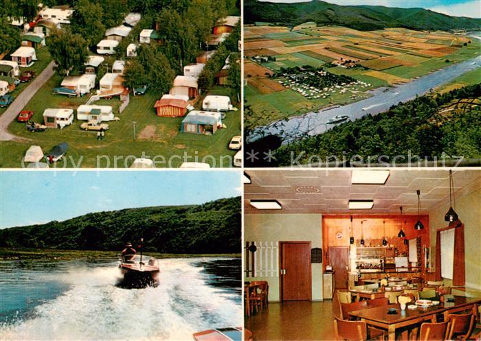 Bodenwerder Camping an der Himmelspforte Fliegeraufnahmen Seepartie Restaurant