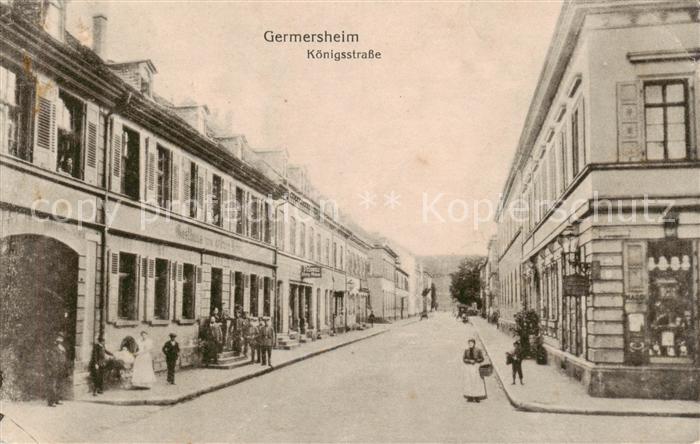 Germersheim Koenigstrasse Feldpost