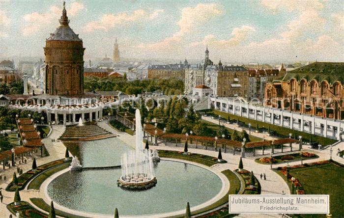 MANNHEIM BW Jubilaeums Ausstellung Friedrichsplatz