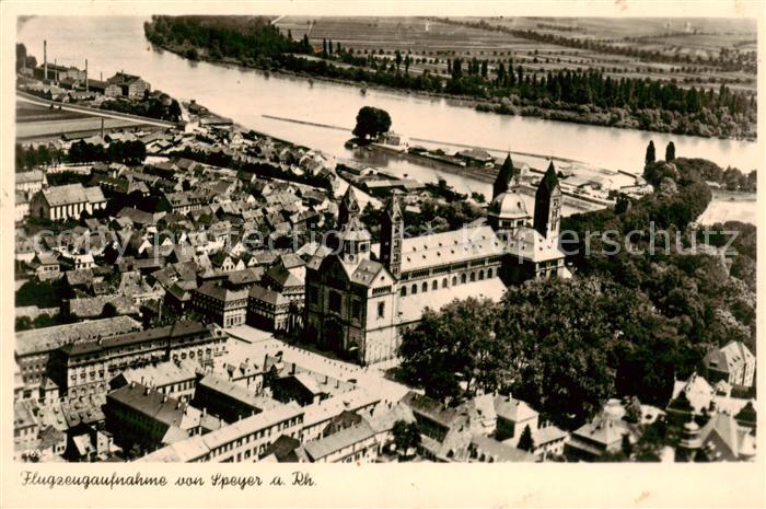 Speyer Rhein Fliegeraufnahme