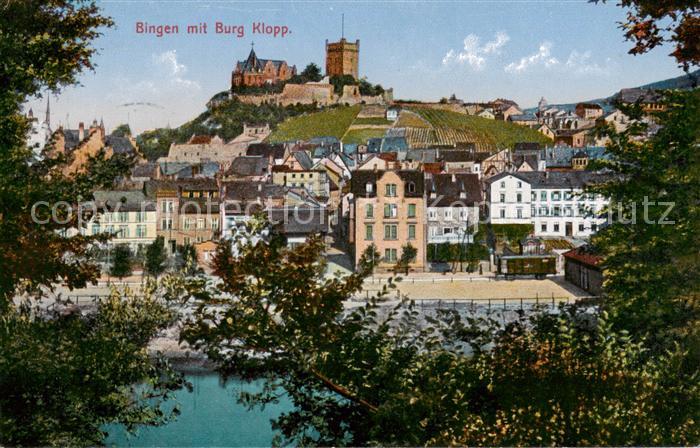 Bingen Rhein Burg Klopp Feldpost