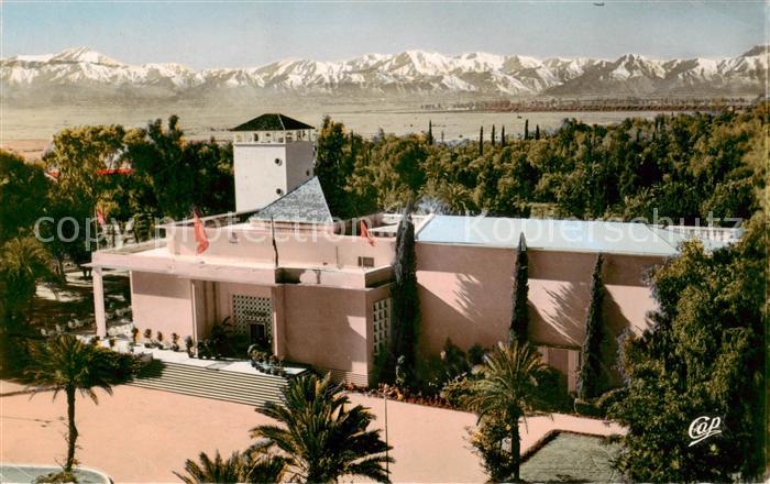 Marrakech Marrakesch Maroc Le Casino et la Chaine de l'Atlas