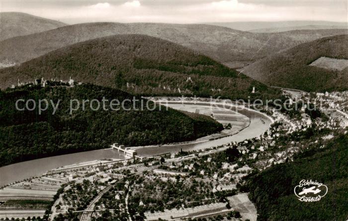 Neckarsteinach Die Vier Burgen Stadt Fliegeraufnahme