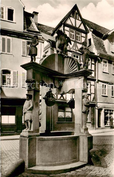 Wertheim Main Der Engelsbrunnen