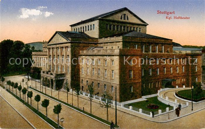 STUTTGART  CITY Kgl Hoftheater