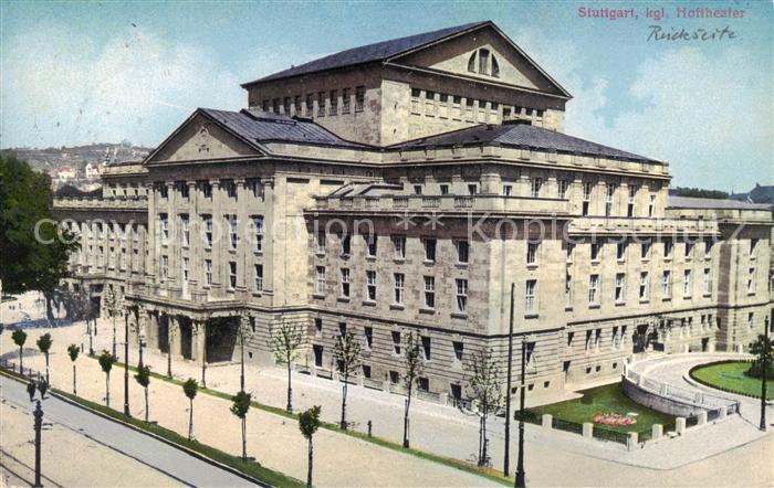 STUTTGART  CITY Kgl Hoftheater