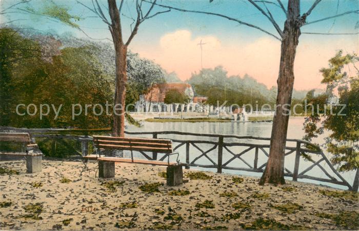 Bad Nauheim Teichpark mit neuem Teichhaus