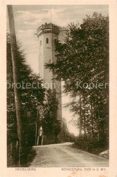 Heidelberg Neckar Koenigstuhl