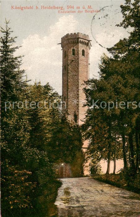 Heidelberg Neckar Koenigstuhl