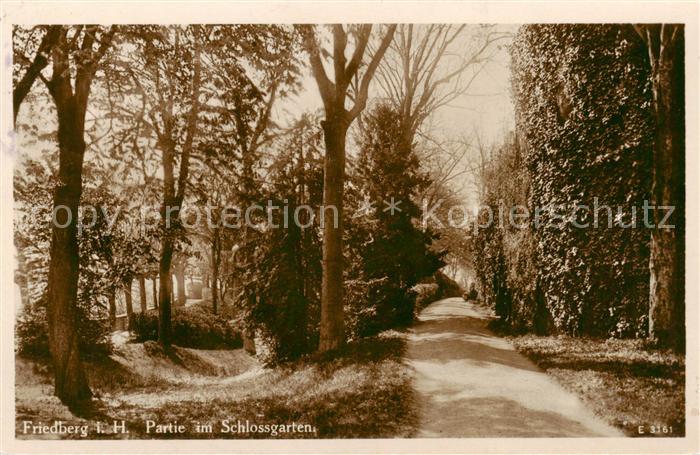 Friedberg  Hessen Partie im Schlossgarten