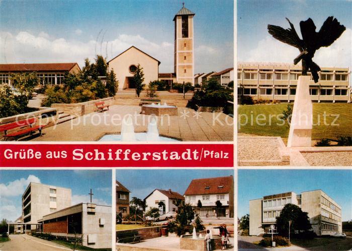 Schifferstadt Ev Gemeindezentrum Real Schule Altersheim Konrad Adenauer Platz Ne
