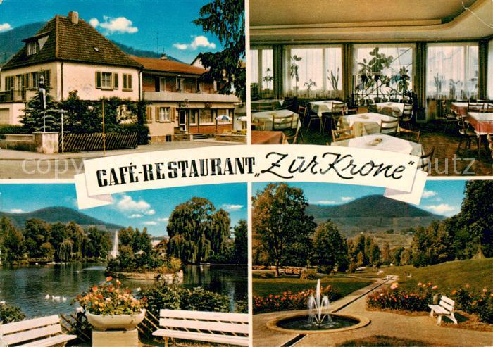Annweiler Trifels Cafe Restaurant Zur Krone Gastraeume Weiher