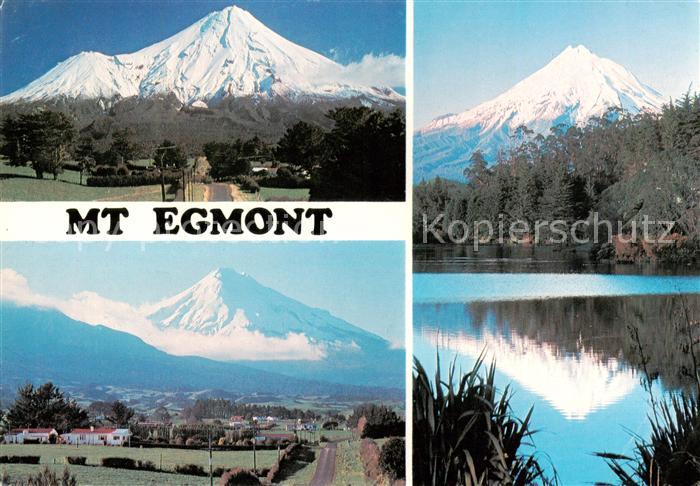 Mount Egmont New Zealand Teilansichten Panorama