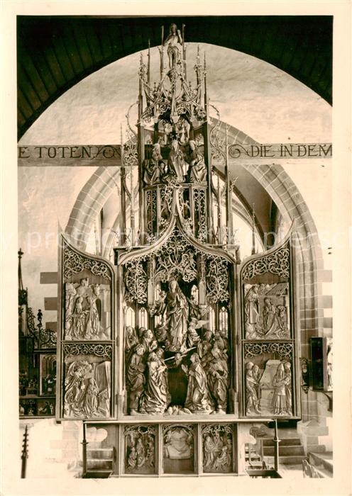 Creglingen Tilmann Riemenschneiders Marienaltar in der Herrgottskirche