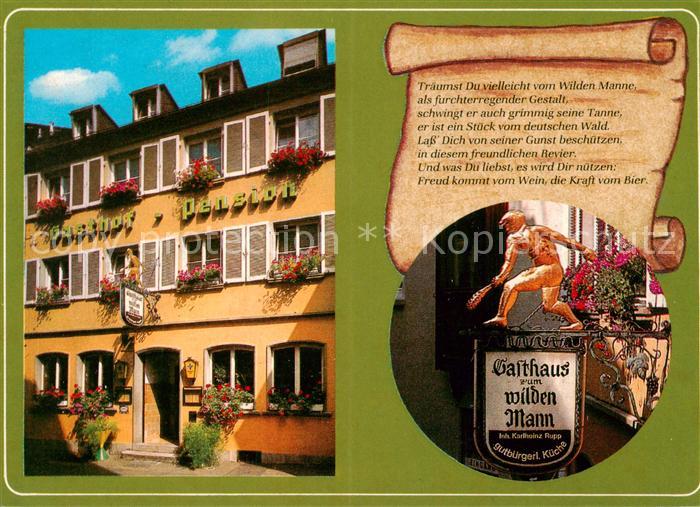 Bad Mergentheim Gasthof Pension Zum Wilden Mann