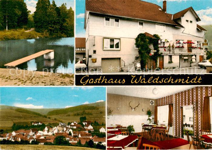 Beenhausen Gasthaus Waldschmidt Seepartie Panorama Gaststube