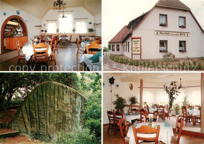 Oderberg Mark Gasthof zum grossen Stein Gastraeume Grosser Stein