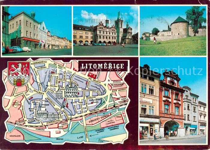 Litomerice Leitmeritz Nordboehmen Mestska pamatkova rezervace Jizni cast Miroveh