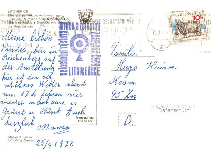 Litomerice Leitmeritz Nordboehmen Mestska pamatkova rezervace Jizni cast Miroveh – Bild 2