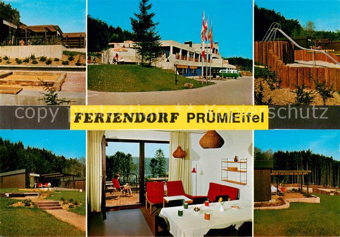 Pruem Eifel Feriendorf der Erholungswerks der Deutschen Bundespost Teilansichten