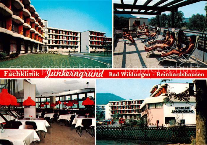 Bad Wildungen Reinhardshausen Fachklinik Junkerngrund Gastraum Terrasse