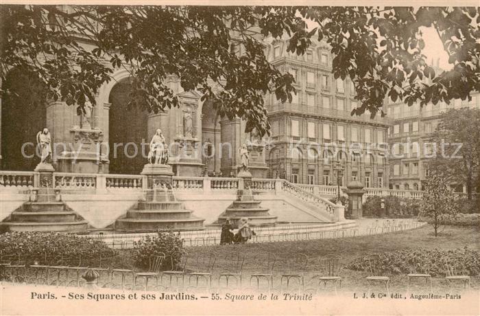 Paris 75 Ses Squares et ses Jardins Square de la Trinite