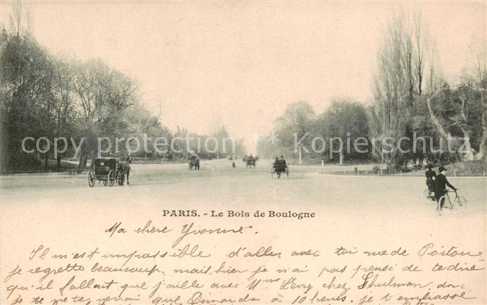 Paris 75 Le Bois de Bologne