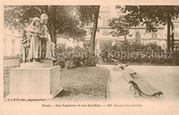 Paris 75 Ses Squares et ses Jardins Square Ste Clotilde