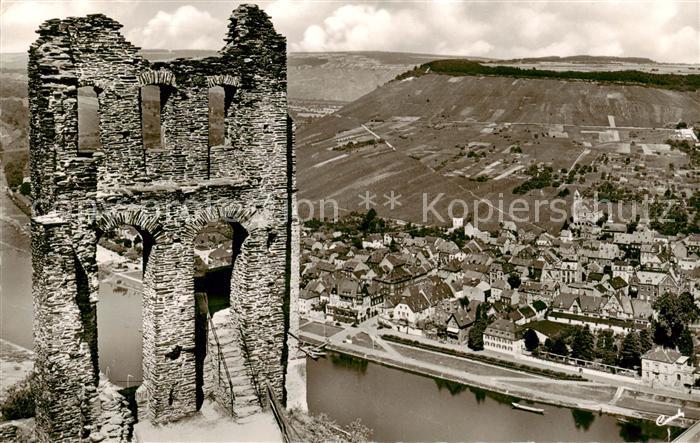 Traben-Trarbach Mosel Ruine Grevenburg Fliegeraufnahme
