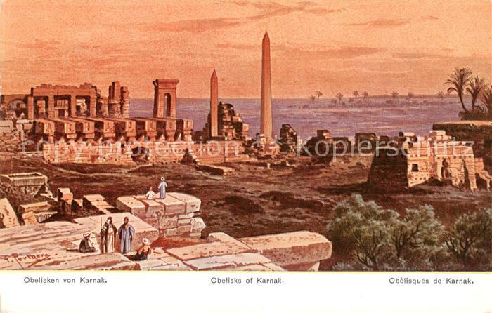 Karnak Egypt Obelisken von Karnak