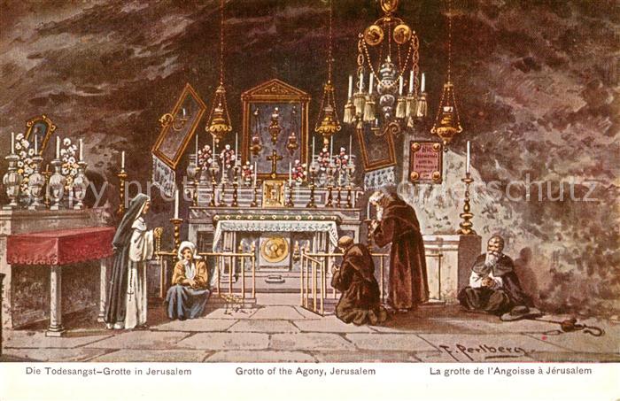 Jerusalem Yerushalayim Die Todesangst Grotte