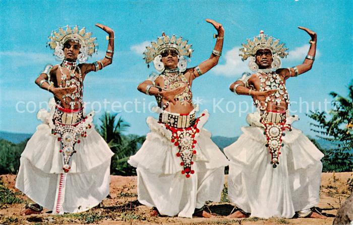 Ceylon  Sri Lanka Kandsan Dancers