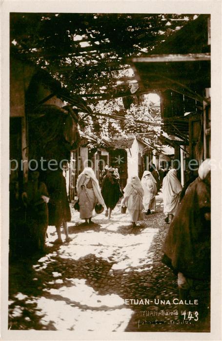 Tetuan Tetouan Maroc Una Calle