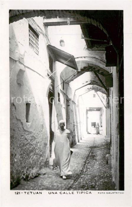 Tetuan Tetouan Maroc Una calle tipica