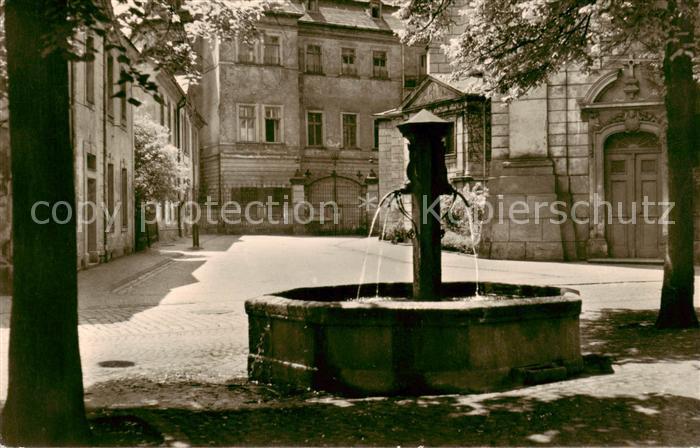 Greiz Thueringen Am Stadtbrunnen