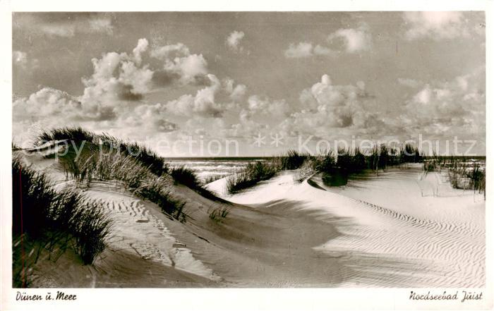 Insel Juist Duenen und Meer