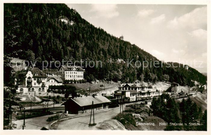 Semmering Niederoesterreich Hotel Stefanie und Station